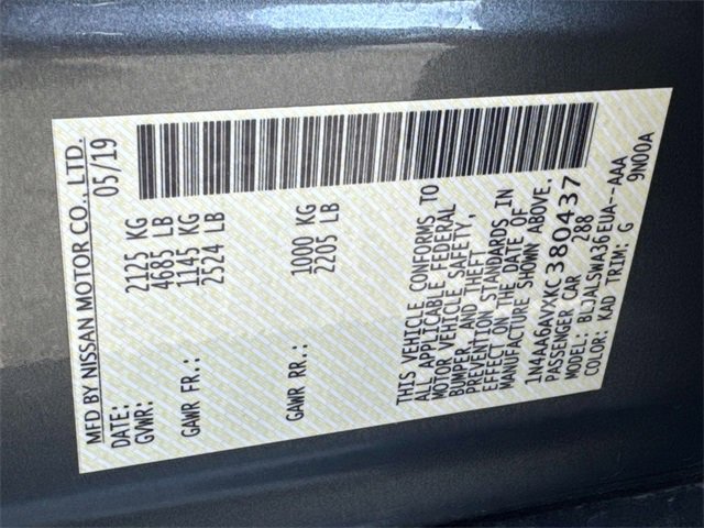 Used 2019 Nissan Maxima SR w/ Premium Package image 28