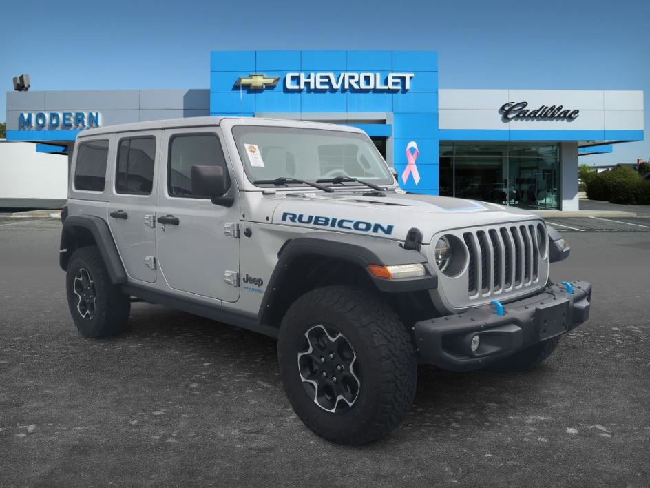 Used 2022 Jeep Wrangler Unlimited Rubicon 4xe w/ Steel Bumper Group AWD/4WD image 7