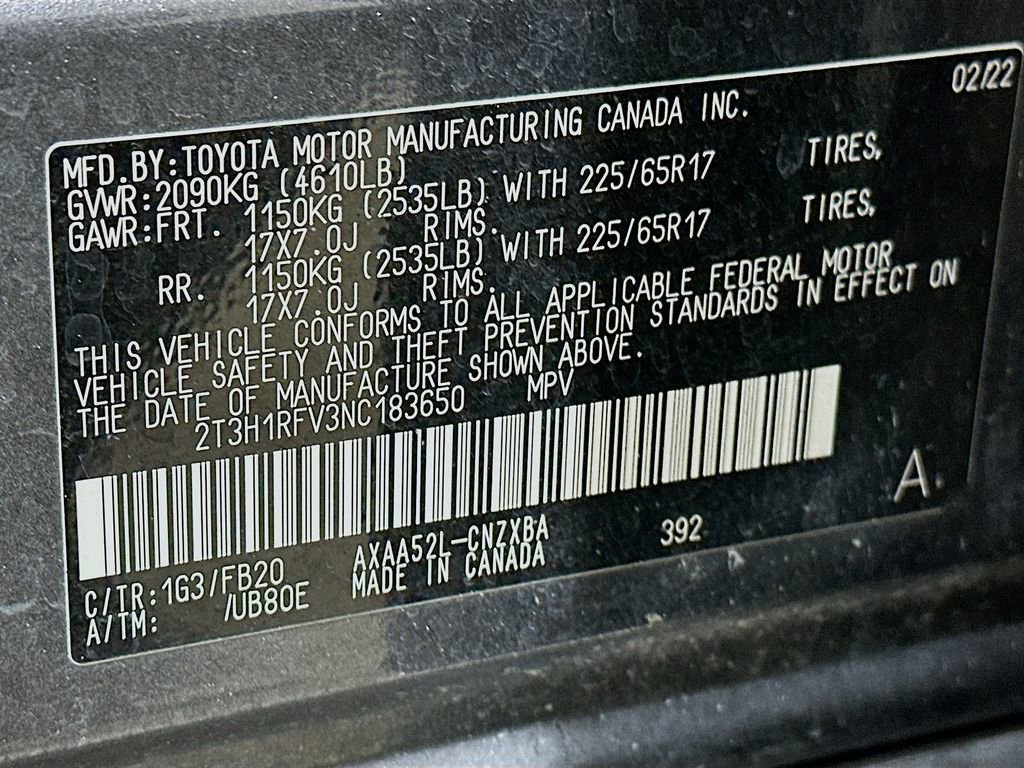 Used 2022 Toyota RAV4 LE FWD image 32