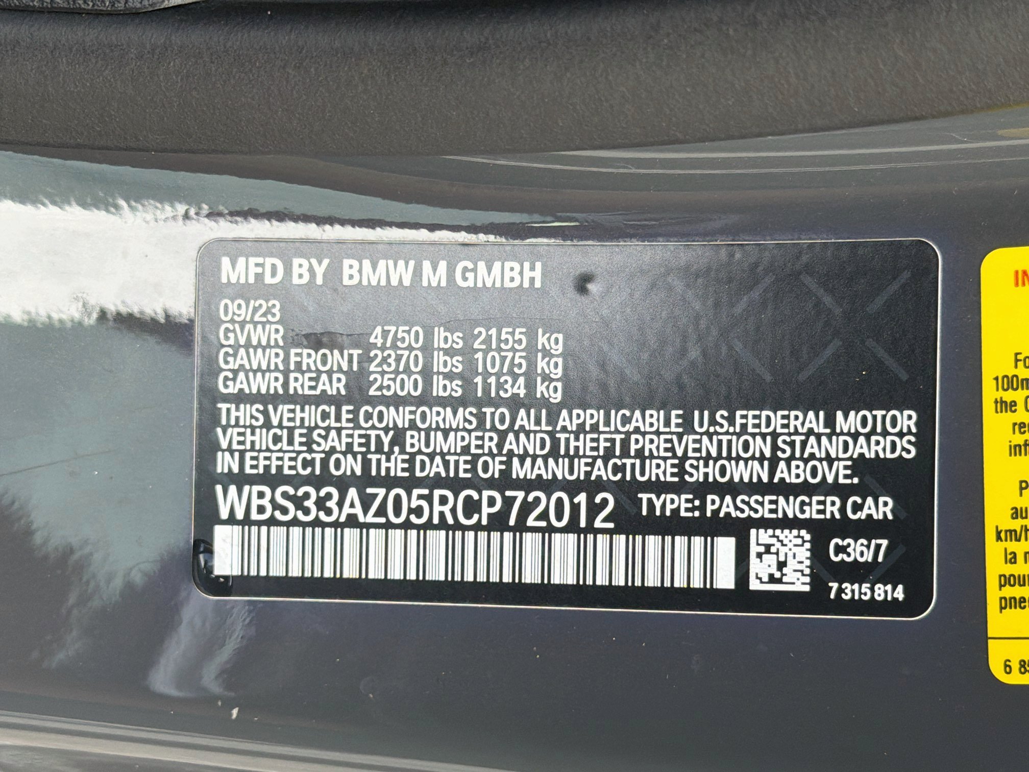 Used 2024 BMW M4 Competition w/ Executive Package RWD image 44