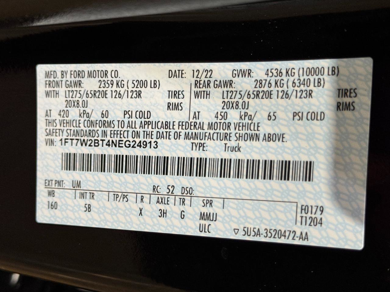 Used 2022 Ford F250 Lariat w/ Lariat Value Package image 56