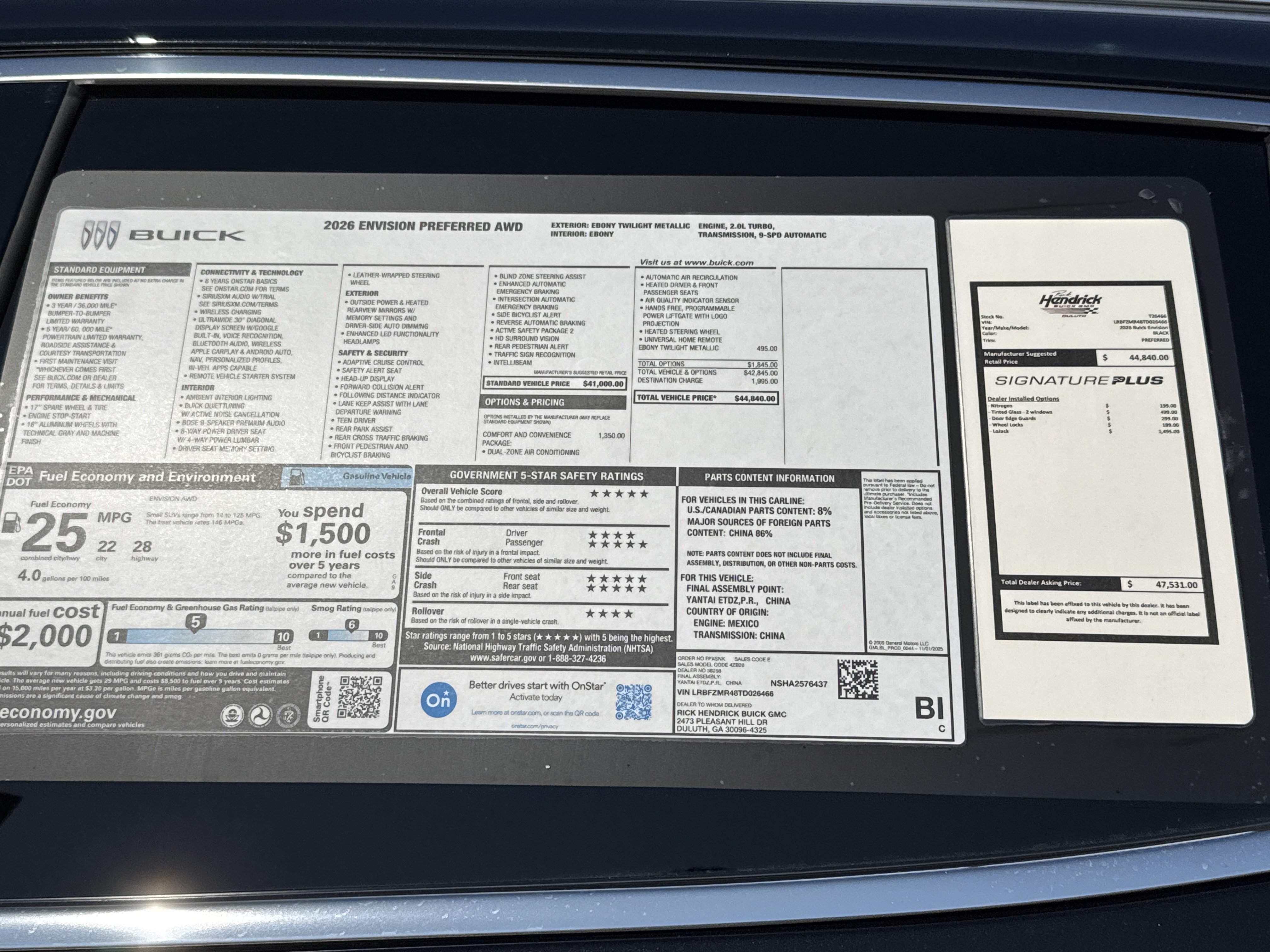 New 2026 Buick Envision Preferred AWD/4WD image 34