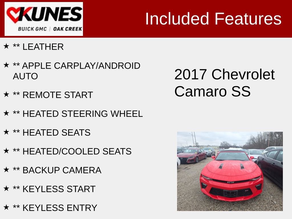 Used 2017 Chevrolet Camaro SS image 2