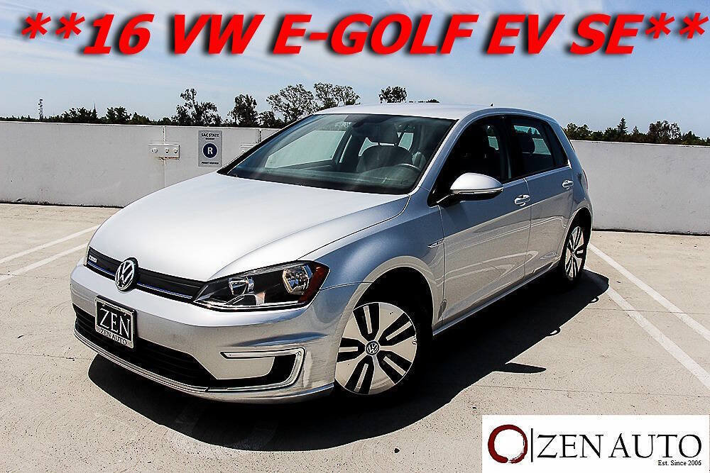 Used 2016 Volkswagen e-Golf SE FWD image 3