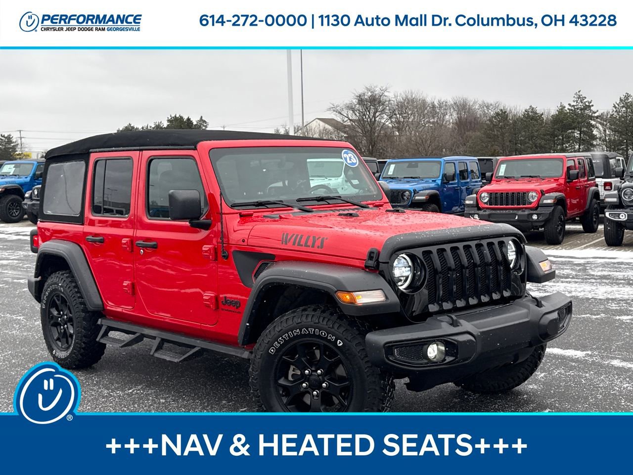Used 2023 Jeep Wrangler Willys