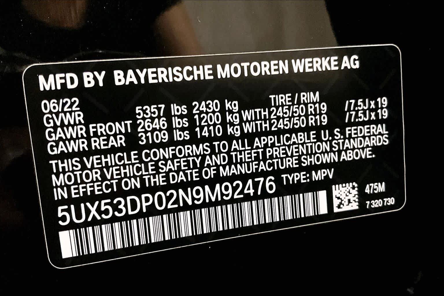 Used 2022 BMW X3 xDrive30i w/ Premium Package 2 AWD/4WD image 33