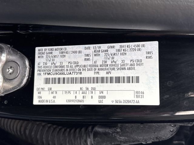 Used 2020 Ford Escape SE AWD/4WD image 27
