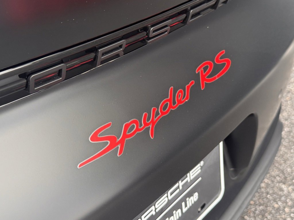 Certified 2025 Porsche 718 Boxster Spyder RS image 14