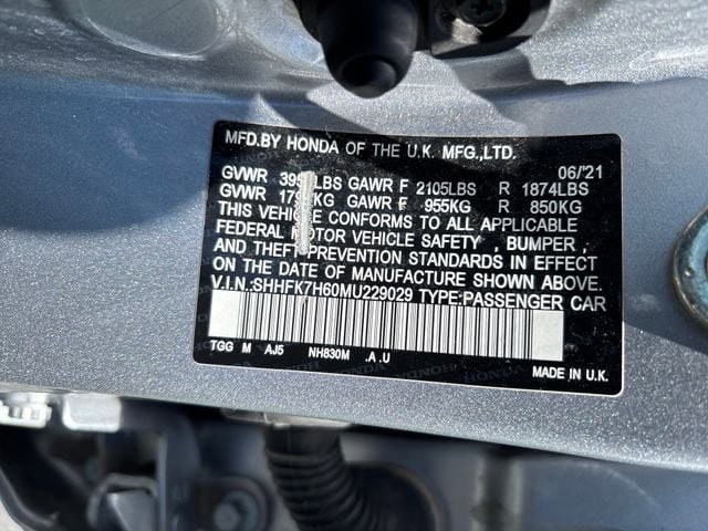 Used 2021 Honda Civic EX image 31