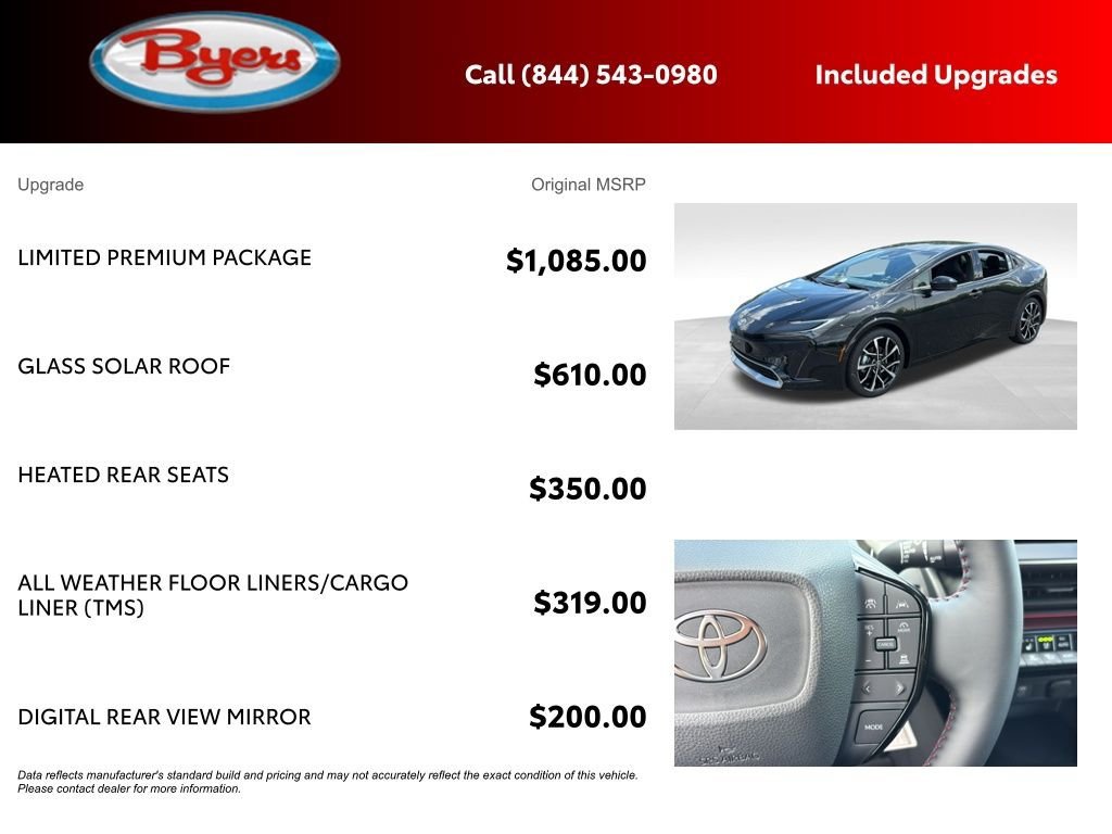 New 2026 Toyota Prius Plug-In Hybrid w/ Limited Premium Package FWD image 5