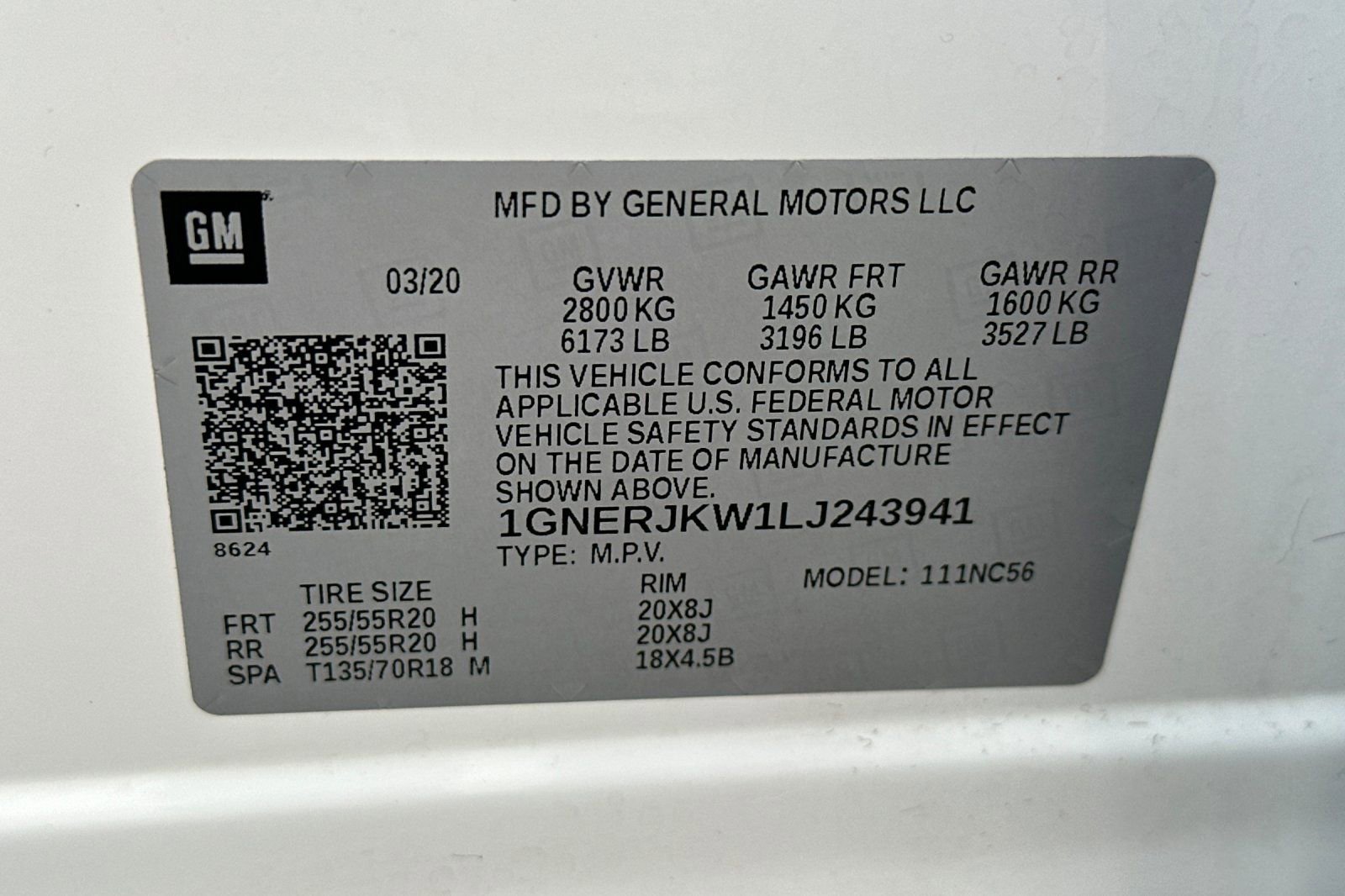 Certified 2020 Chevrolet Traverse RS image 42