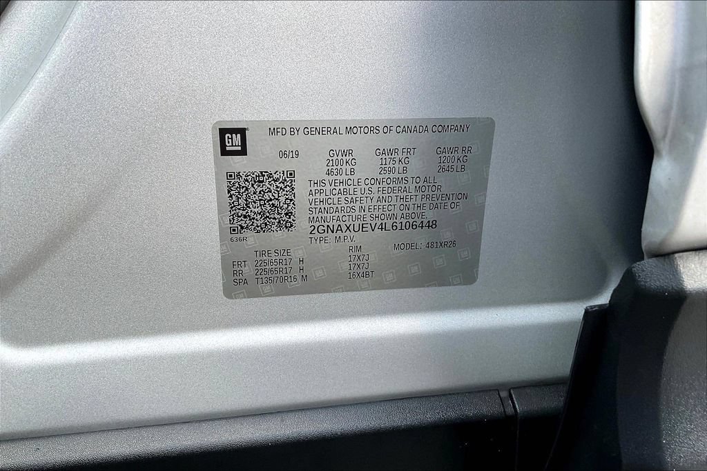 Used 2020 Chevrolet Equinox LT AWD/4WD image 23