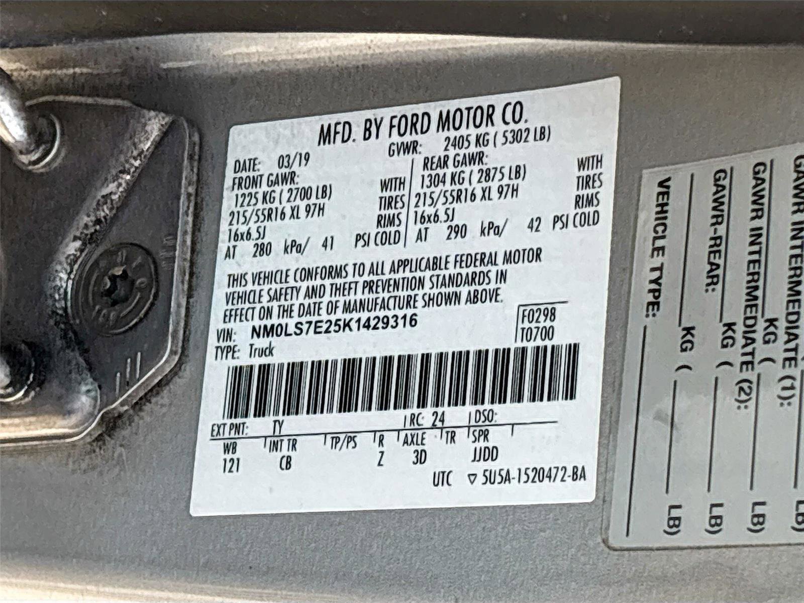 Used 2019 Ford Transit Connect XL image 27