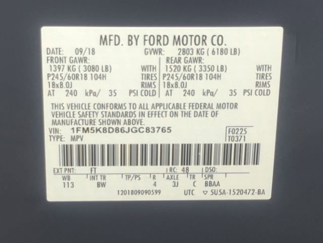 Used 2018 Ford Explorer XLT w/ Equipment Group 202A AWD/4WD image 29
