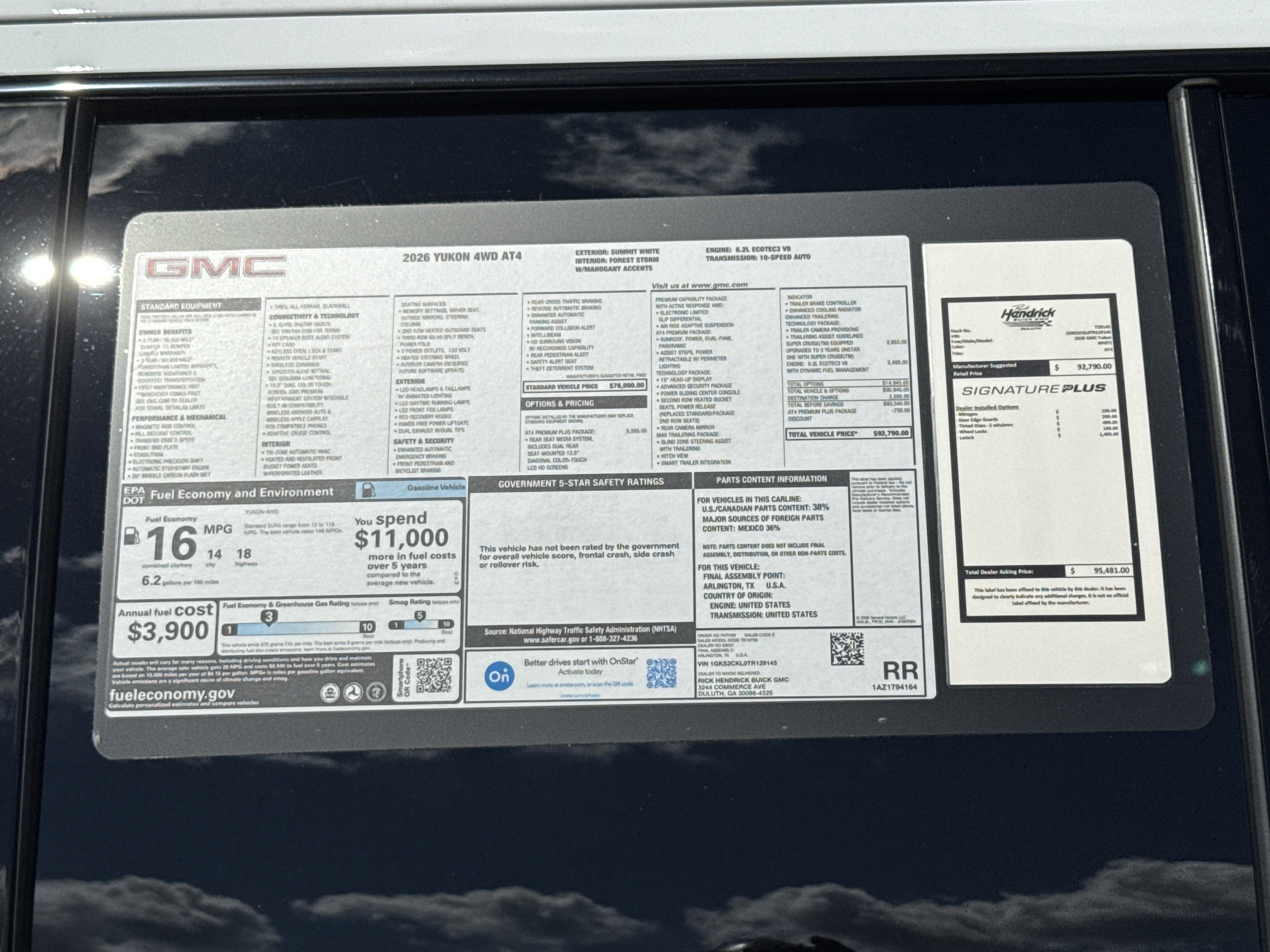New 2026 GMC Yukon AT4 w/ AT4 Premium Plus Package image 42
