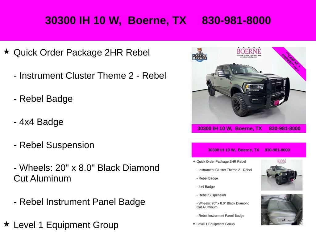 Used 2024 RAM 2500 Rebel w/ Towing Technology Group image 20