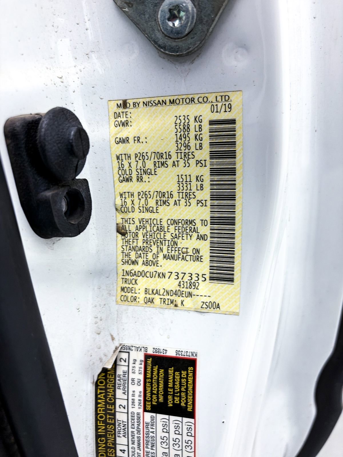 Used 2019 Nissan Frontier SV RWD image 24