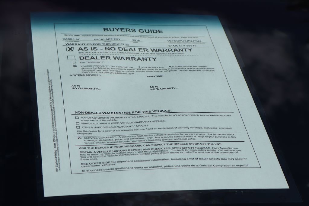 Used 2018 Cadillac Escalade ESV Platinum image 64