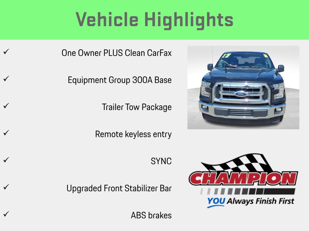 Used 2017 Ford F150 XLT w/ Trailer Tow Package RWD image 6