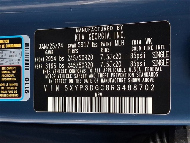 Certified 2024 Kia Telluride EX w/ EX Captain's Chair Package image 29