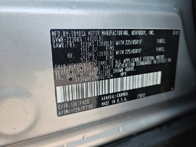 Used 2021 Toyota RAV4 XLE w/ Convenience Package AWD/4WD image 25