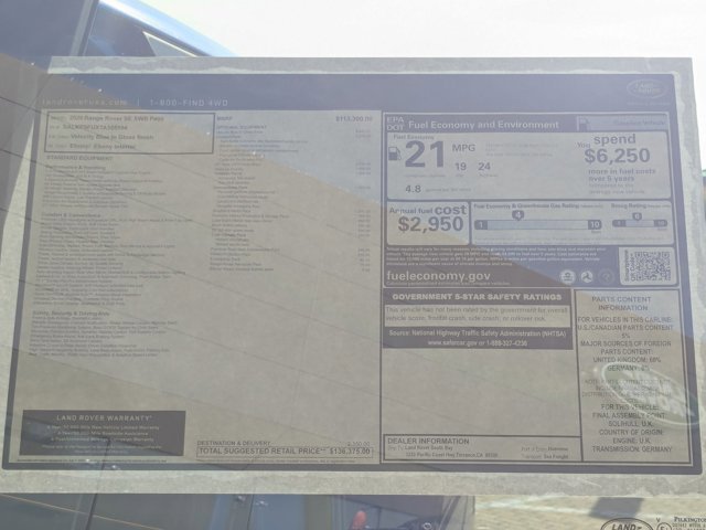 New 2026 Land Rover Range Rover SE image 19