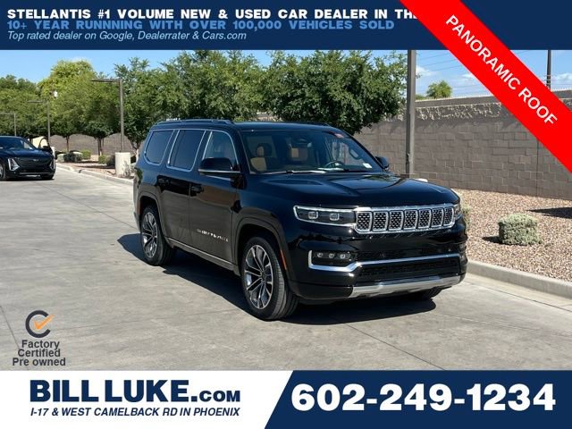 Certified 2024 Jeep Grand Wagoneer Series III w/ Rear Seat Video Group 1 AWD/4WD image 1