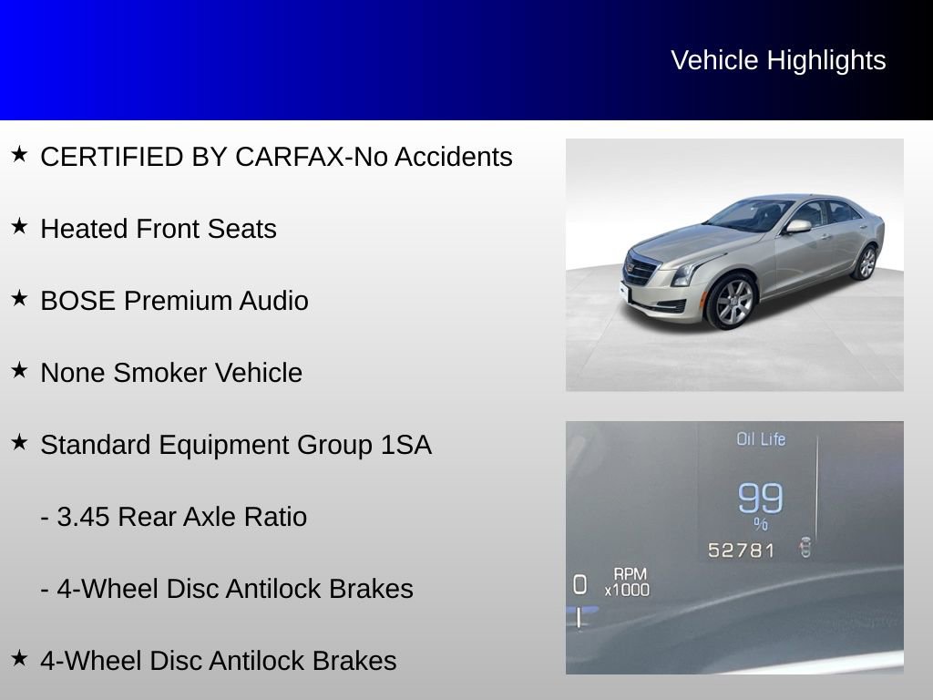 Used 2015 Cadillac ATS 2.5L image 4