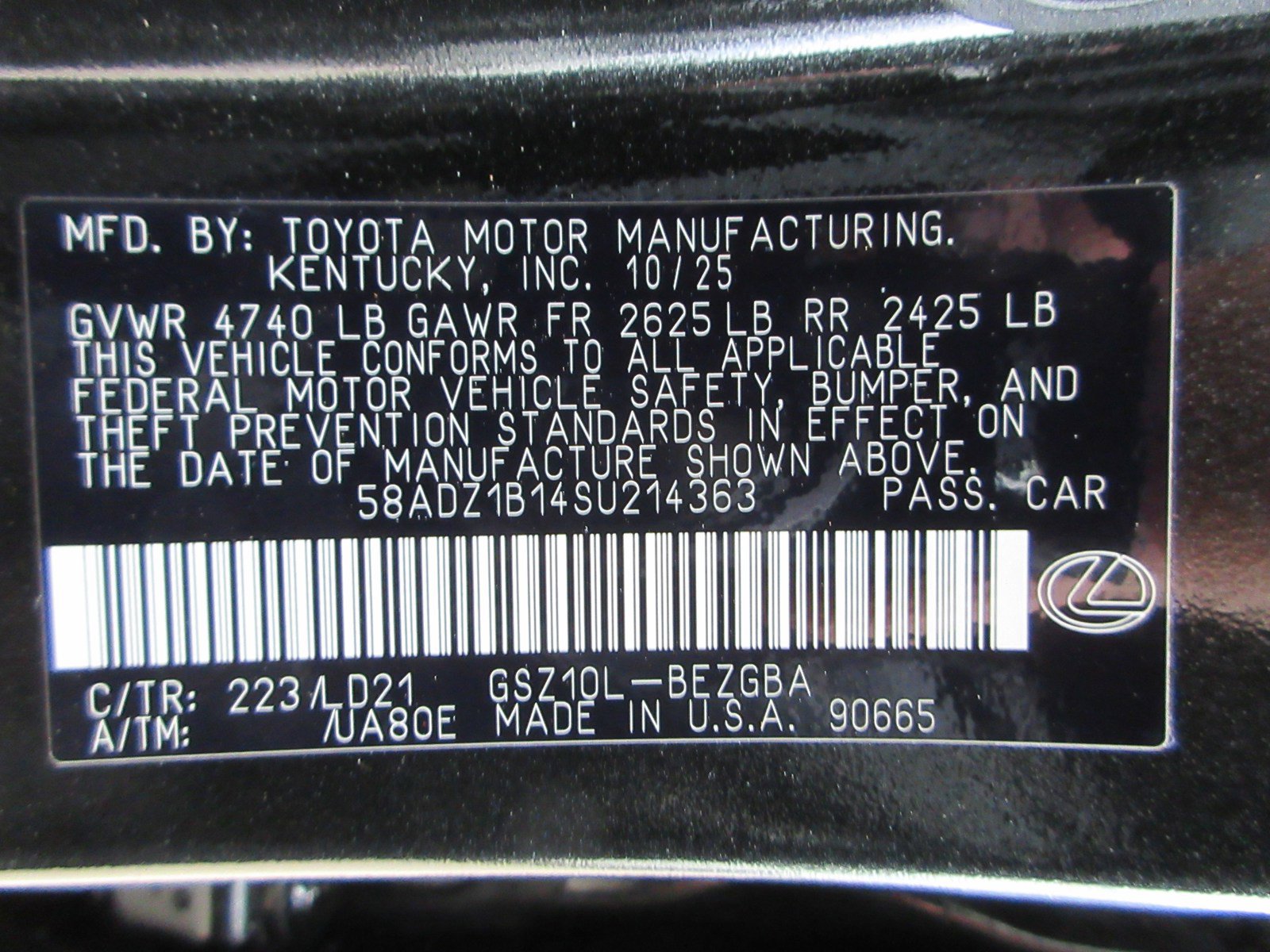 New 2025 Lexus ES 350 w/ Premium Package image 50