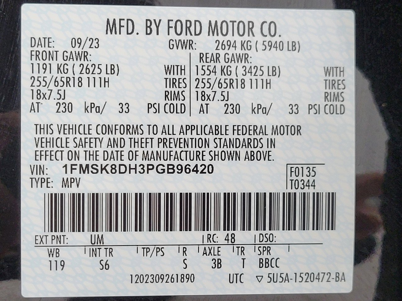 Used 2023 Ford Explorer XLT w/ Equipment Group 202A image 27