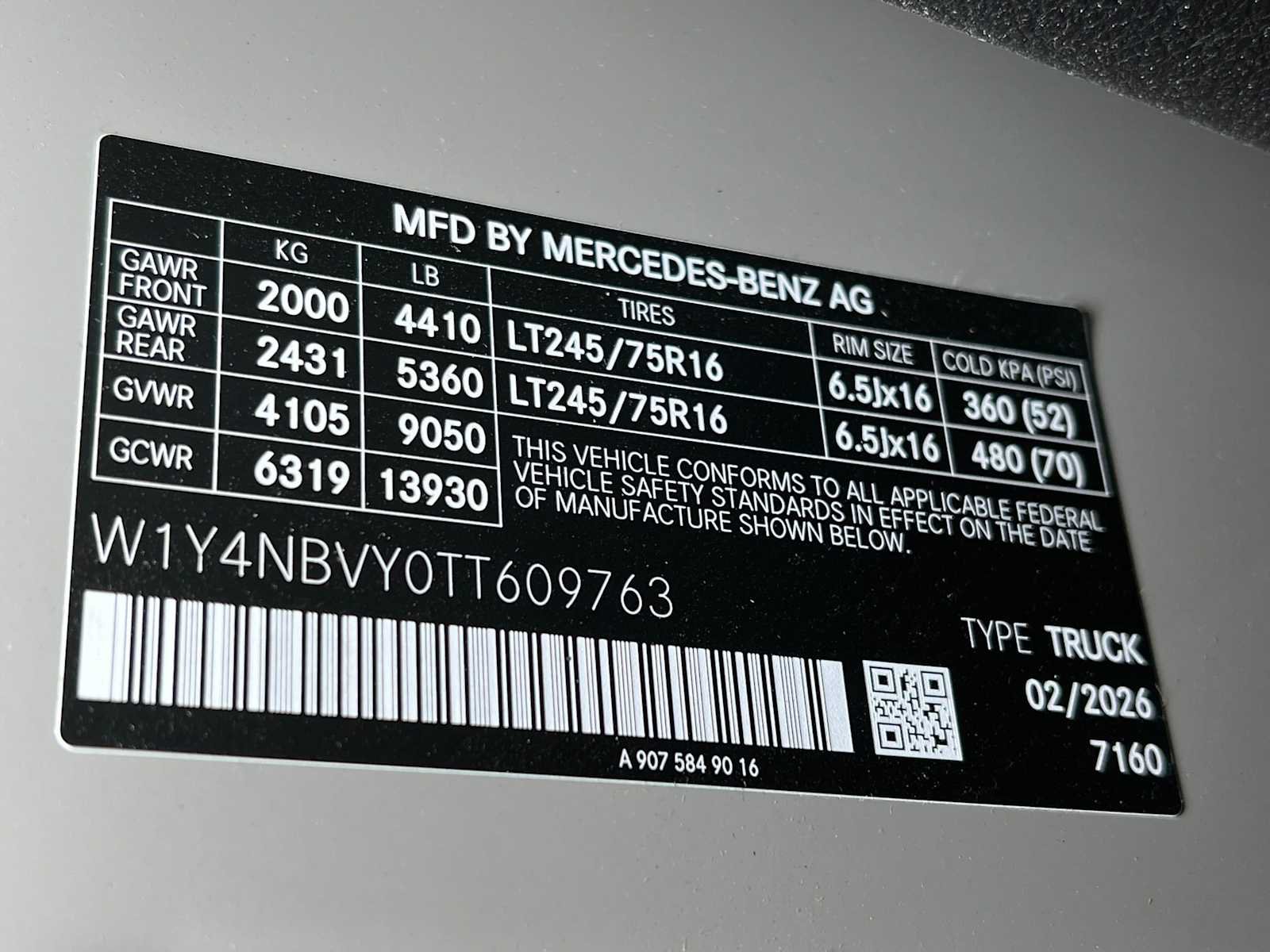 Used 2026 Mercedes-Benz Sprinter 2500 image 44
