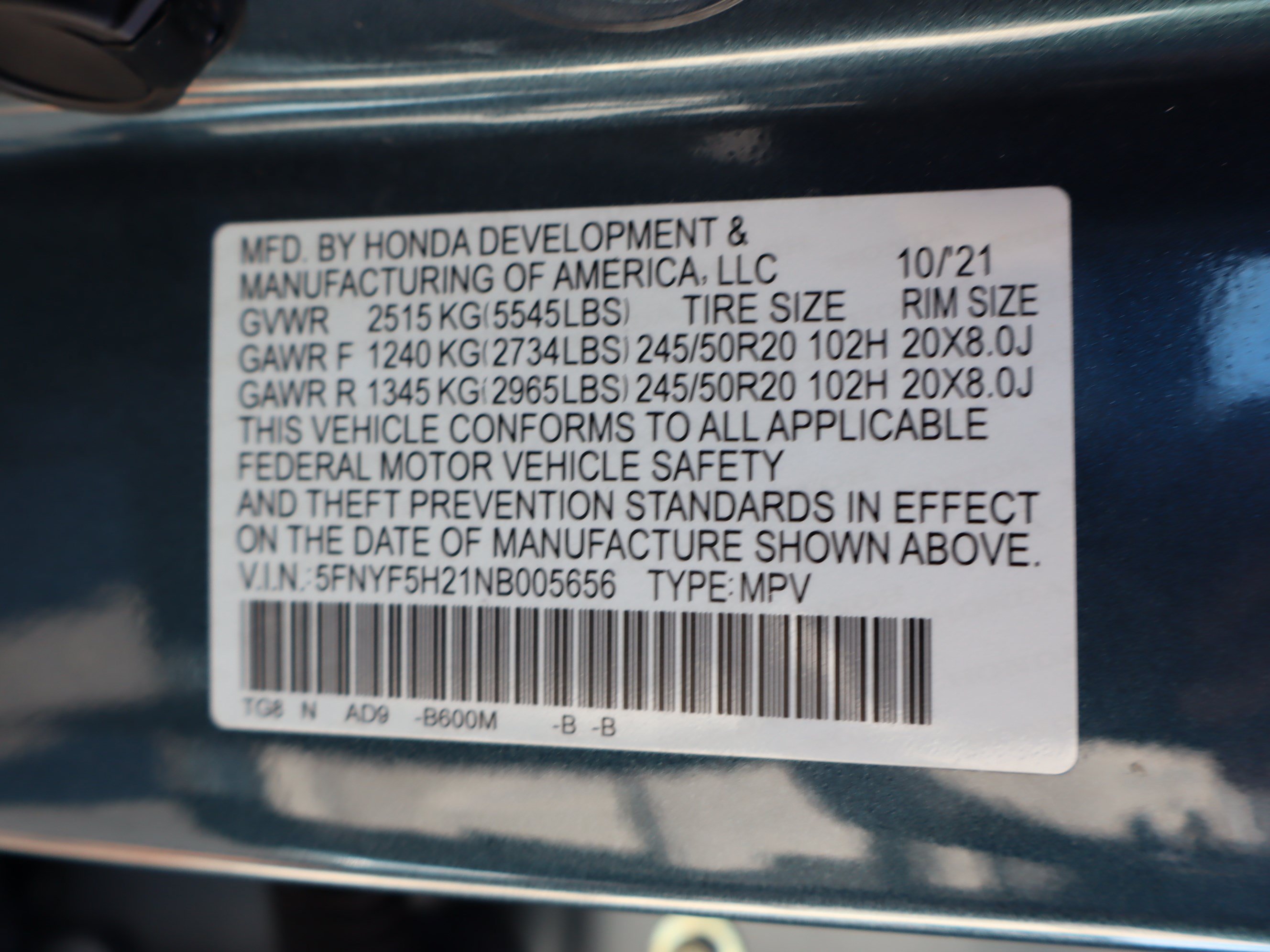 Used 2022 Honda Pilot Special Edition image 46