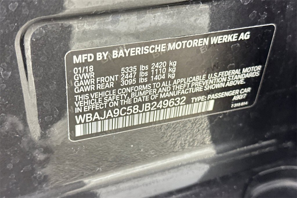 Used 2018 BMW 530e image 37