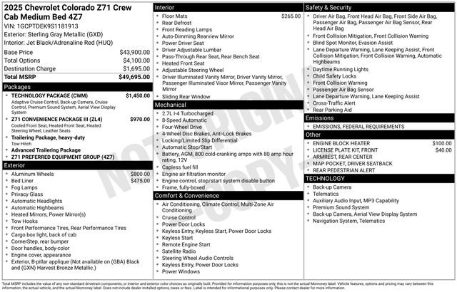 New 2025 Chevrolet Colorado Z71 w/ Technology Package video 2