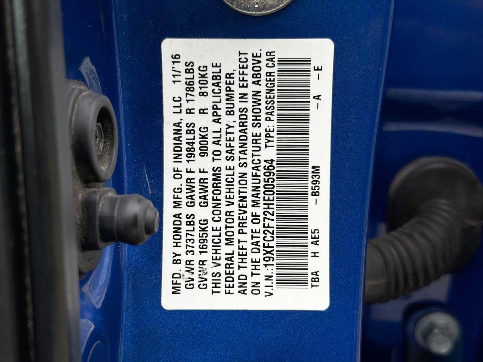 Used 2017 Honda Civic EX image 29
