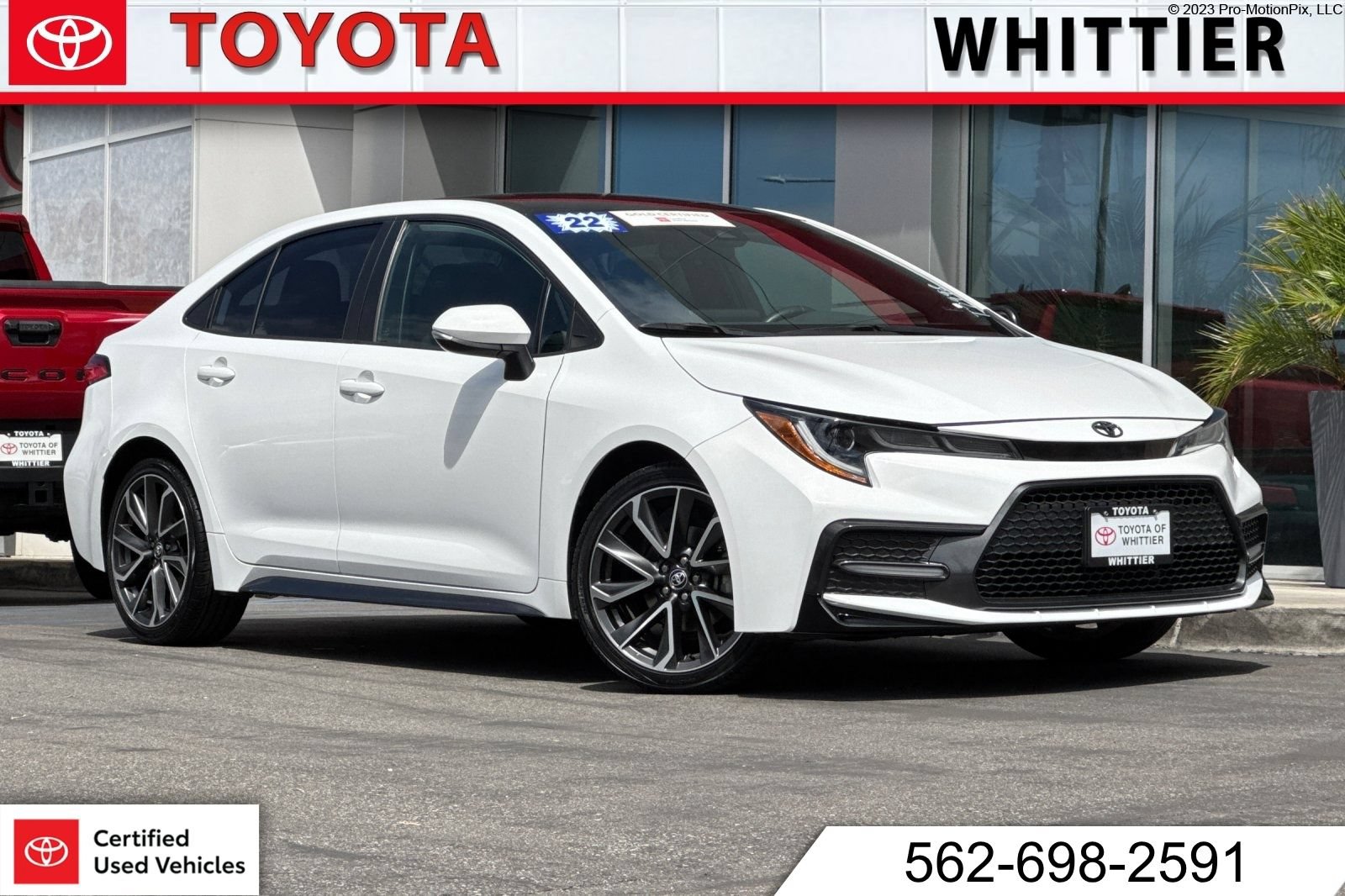 Certified 2022 Toyota Corolla SE w/ Carpet Mat Package (TMS) FWD image 1