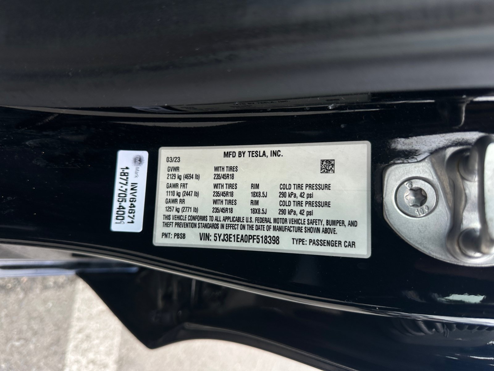 Used 2023 Tesla Model 3 Standard Range RWD image 29