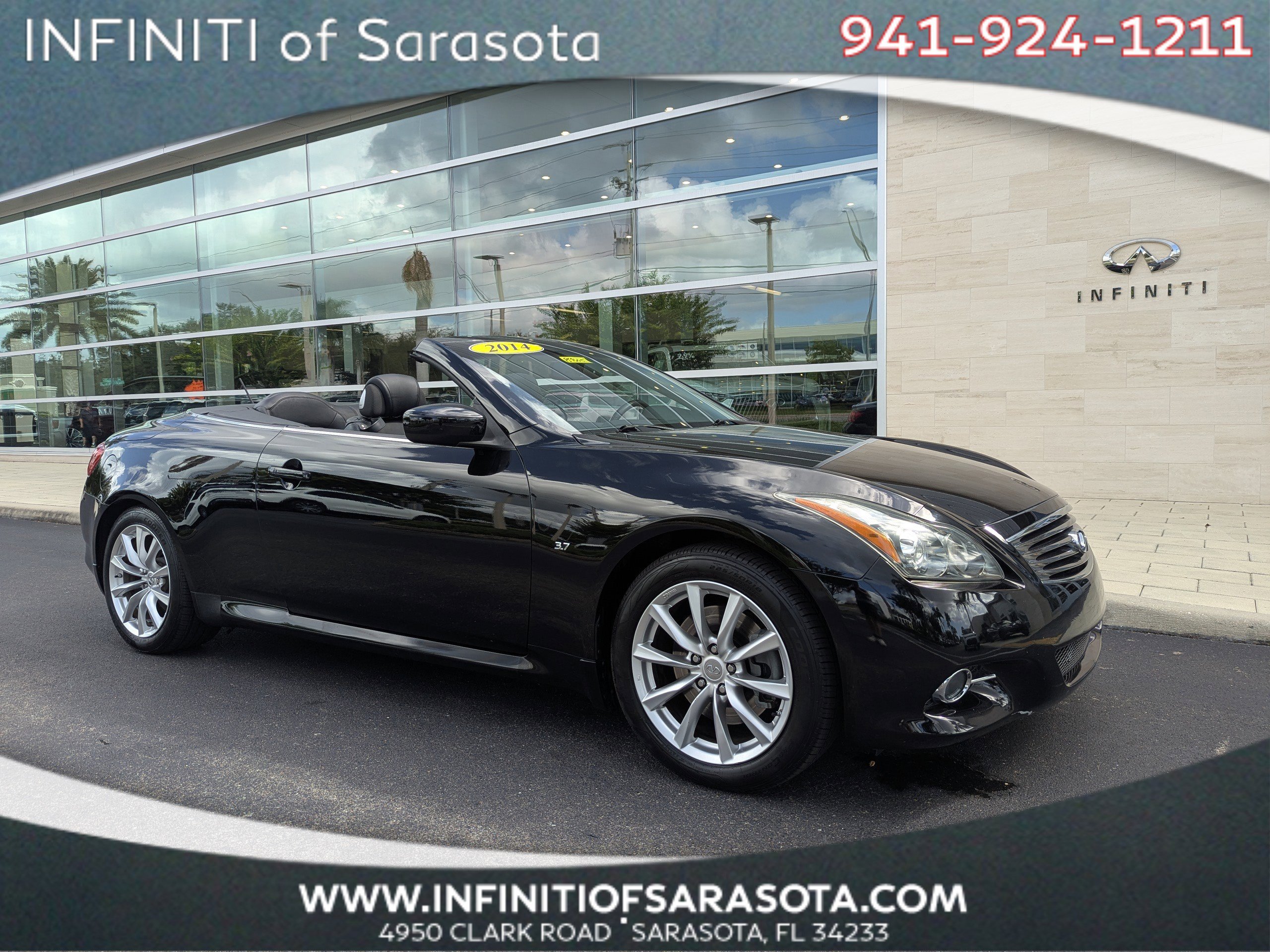 Used 2014 INFINITI Q60 Convertible w/ Premium Package