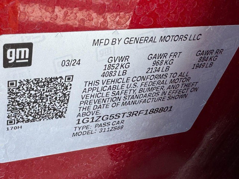 Used 2024 Chevrolet Malibu RS image 23