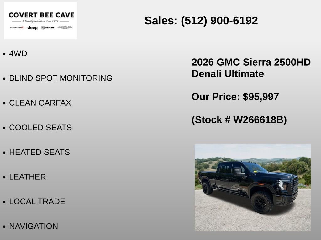 Used 2026 GMC Sierra 2500 Denali Ultimate AWD/4WD image 6