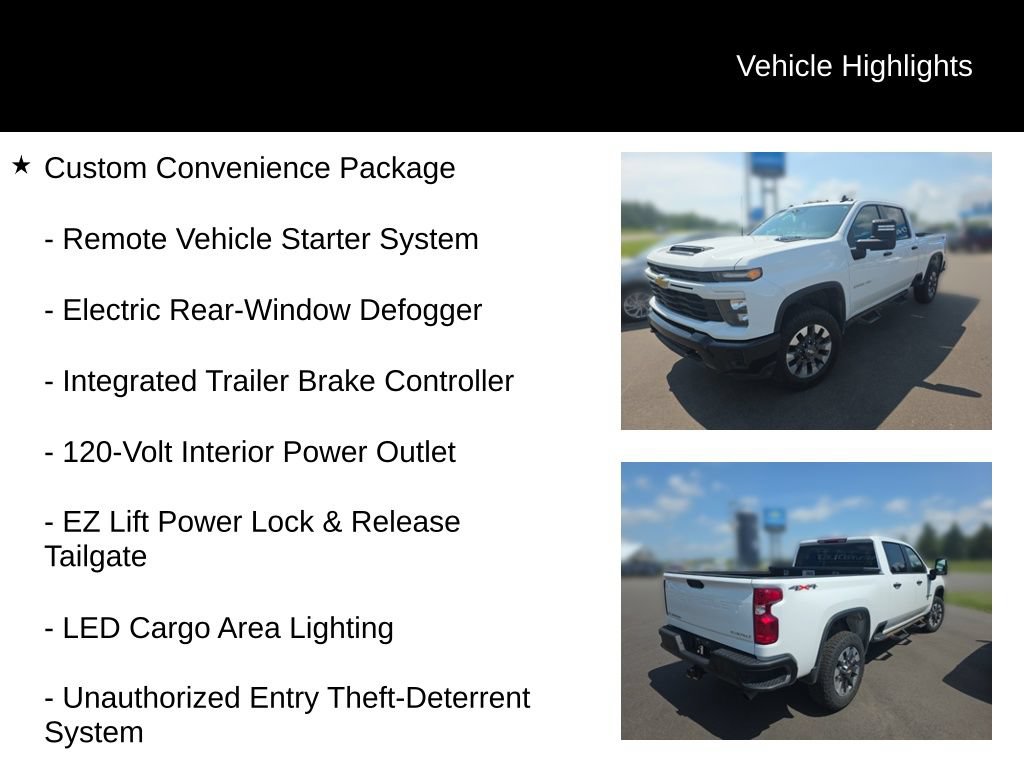 Used 2024 Chevrolet Silverado 2500 Custom w/ Custom Convenience Package AWD/4WD image 15