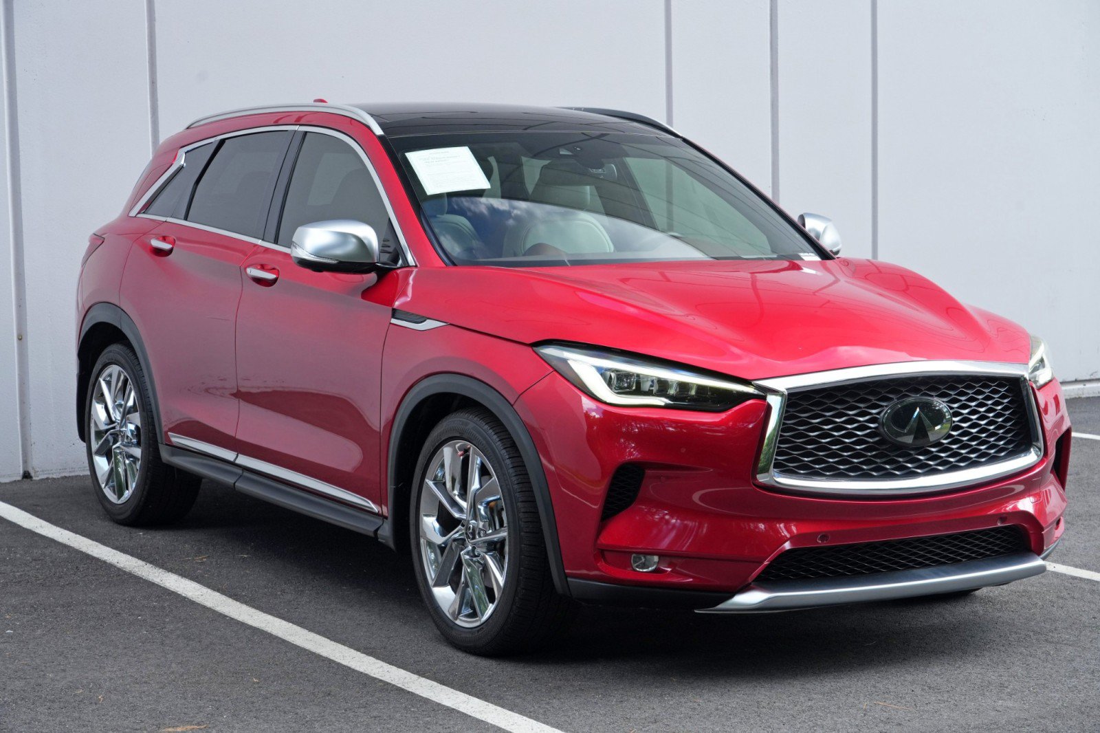 Used 2021 INFINITI QX50 Autograph w/ Premium White Leather Package FWD image 56