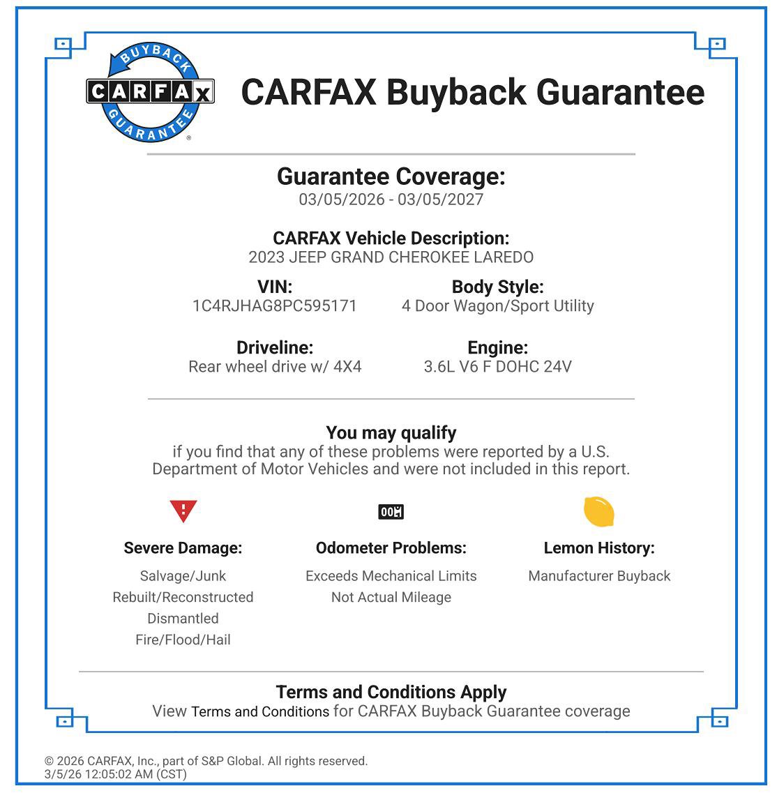 Used 2023 Jeep Grand Cherokee Laredo w/ Luxury Tech Group I image 52