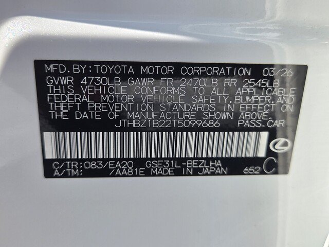 Certified 2026 Lexus IS 350 F Sport w/ Accessory Package Z1 RWD image 30