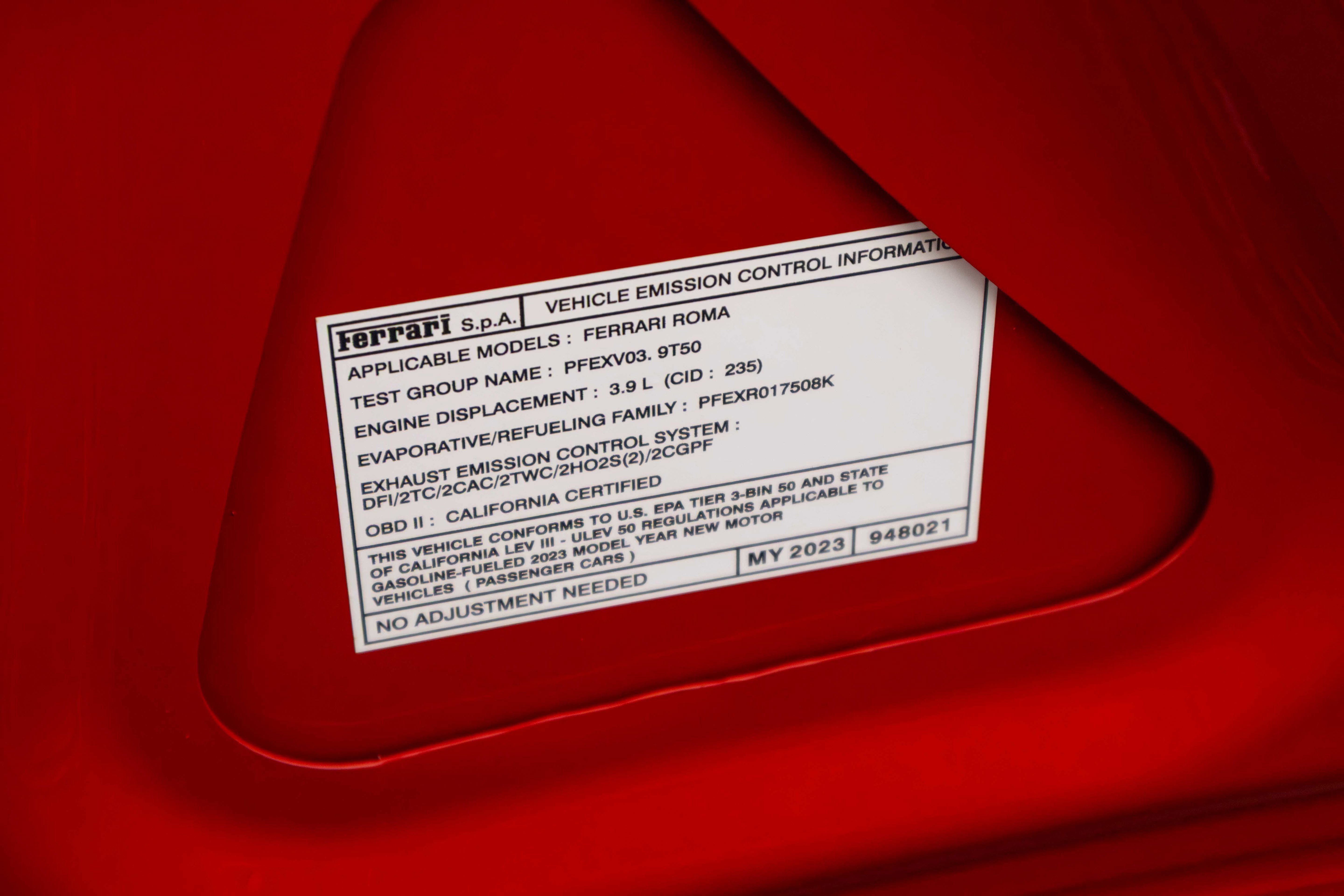 Certified 2023 Ferrari Roma image 38