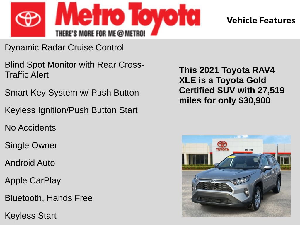 Certified 2021 Toyota RAV4 XLE image 11