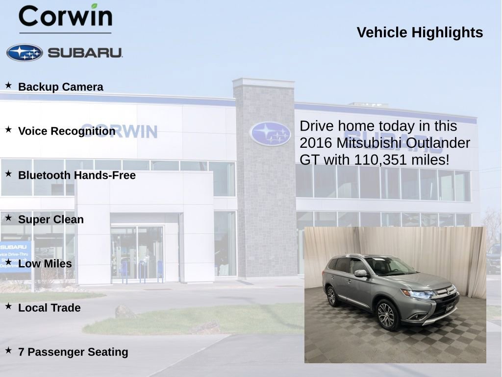 Used 2016 Mitsubishi Outlander GT AWD/4WD image 6