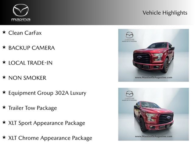 Used 2015 Ford F150 XLT w/ Equipment Group 302A Luxury RWD image 2
