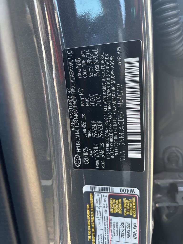 Certified 2026 Hyundai Tucson SE AWD/4WD image 12