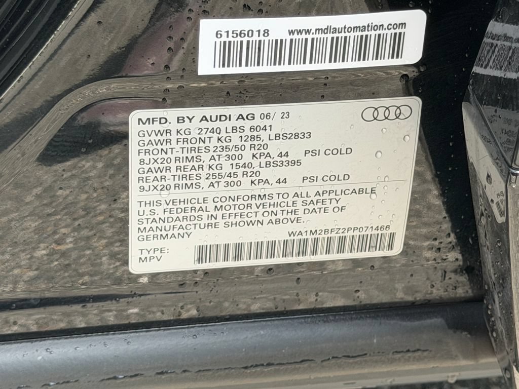 Certified 2023 Audi Q4 e-tron Prestige w/ Black Optic Package AWD/4WD image 30
